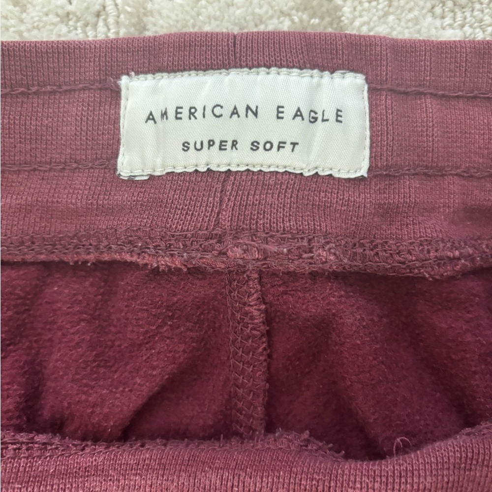 American Eagle Outfitters Burgundy Sweatpants